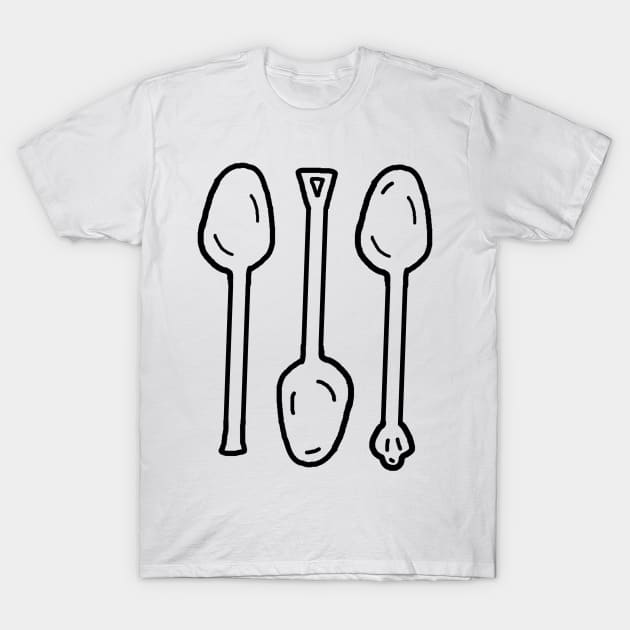 Spoons T-Shirt by PelicanAndWolf